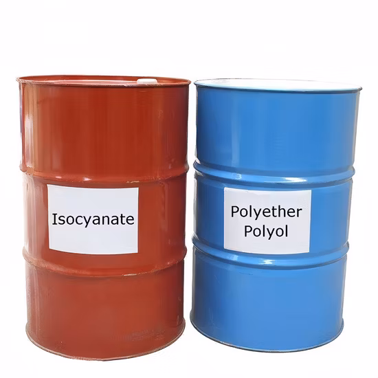 China Supplier PU Foaming Materials Blend Polyether Polyols+Isocyanate Use for Packaging